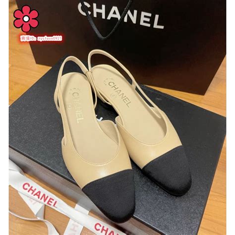 chanel 双色 shoes.